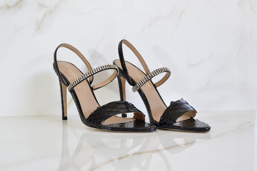 Nina Sandal Python Crystals
